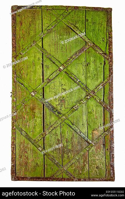 Photographic background made of handcoloured wooden planks