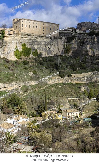 View of a Dominicos monastery close to Cuenca old town