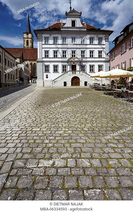 Historic center of Iphofen (town), Lower Franconia, Bavaria, Germany