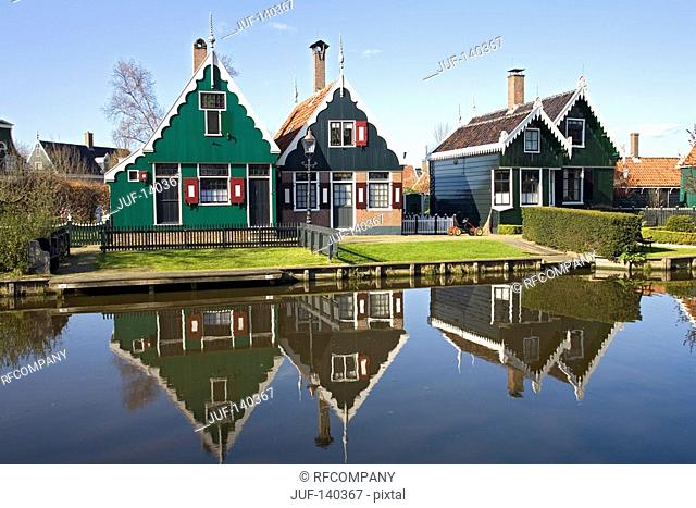 houses in the open-air museum Zaanse Schans