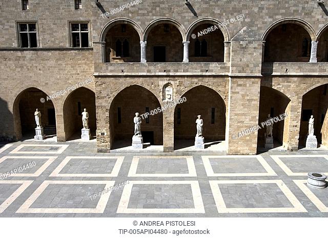 Greece, Rhodes Island, old Rhodes City, Grand Master Palace