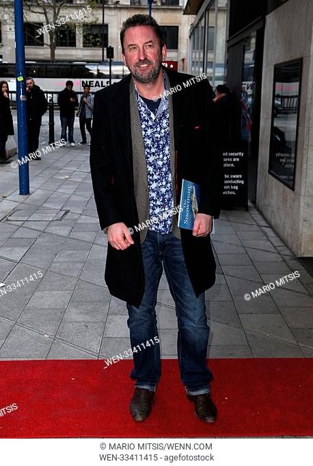 The 20th Anniversary Gala Performance of 'The Snowman' held at The Peacock Theatre - Arrivals Featuring: Lee Mack, Max Rogers, Willow Jane Rogers Where: London
