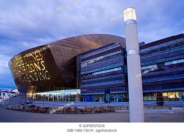 Wales Mellennium Centre in Cardiff Bay, Wales, United Kingdom, Great Britain, Europe