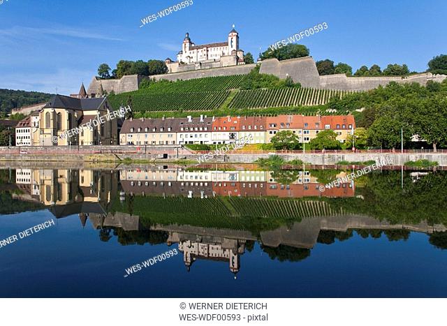 Germany, Bavaria, Franconia, W¸rzburg, Fortress Marienberg