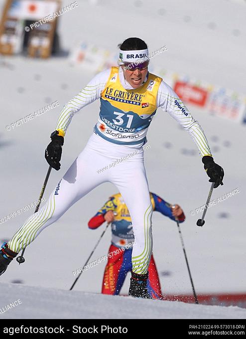 24 February 2021, Bavaria, Oberstdorf: Nordic skiing: World Cup, cross-country qualification, 5 kilometres, freestyle/women