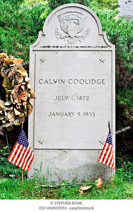 Calvin Coolidge Gravestone