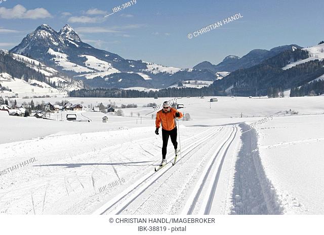 Cross country skiing Krungl Styria Austria