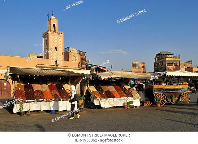 Jemaa el-Fnaa square, Unesco World Heritage Site, Medina of Marrakesh, Morocco, North Africa