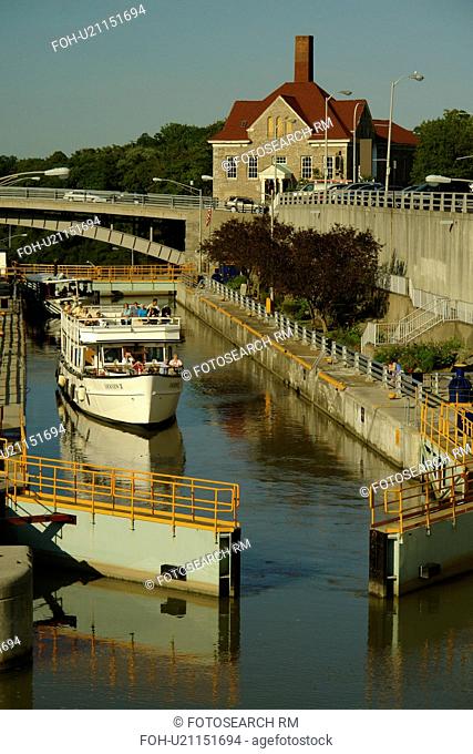 Lockport, NY, New York, Erie Canal, Locks and Erie Canal Cruises
