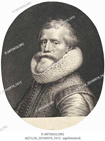 Portrait of Paul Moreelse, Willem Isaacsz. van Swanenburg, Paulus Moreelse, 1605 - 1612