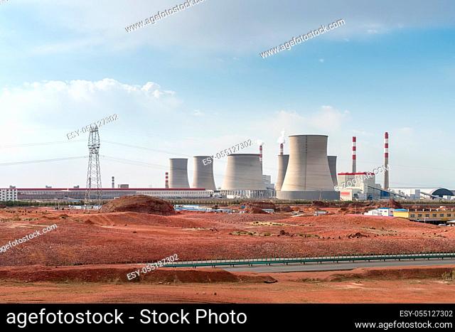 thermal power plant in xinjiang, China