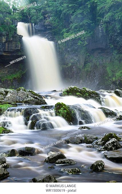 Thornton Force, Ingleton Waterfalls Walk, Yorkshire Dales National Park, North Yorkshire, England, United Kingdom, Europe