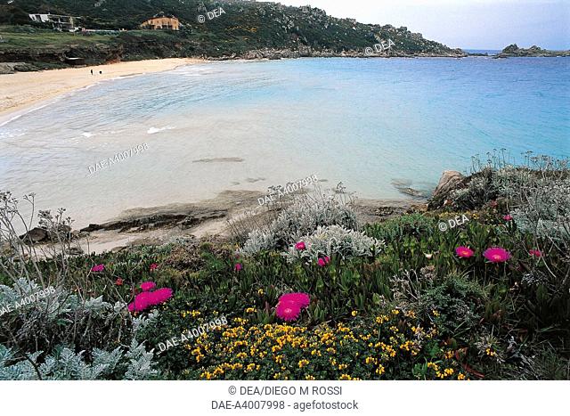 Italy - Sardinia Region - Santa Teresa di Gallura (Province of Sassari). Rena Bianca beach