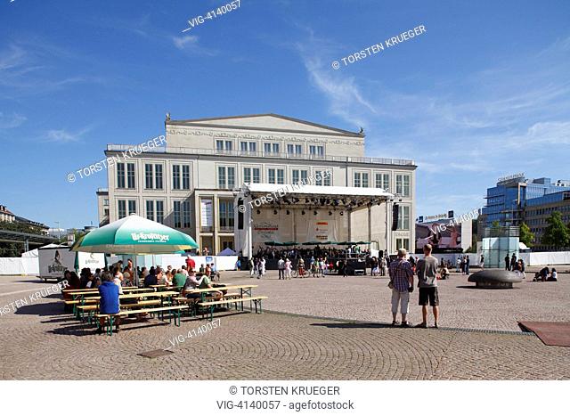 Leipzig : Augustusplatz mit Oper