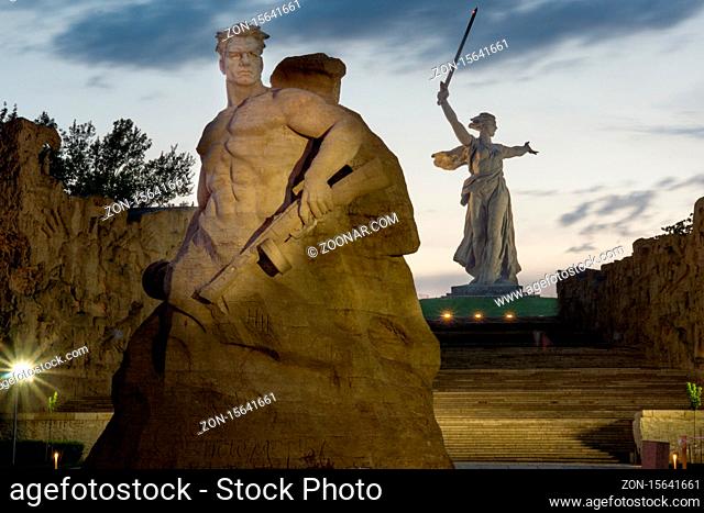 Volgograd/Russia-18.06.2016:The statue of