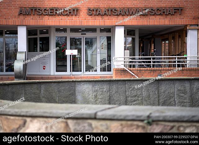 26 February 2020, Lower Saxony, Verden: The district court Verden with the public prosecutor's office. Photo: Sina Schuldt/dpa
