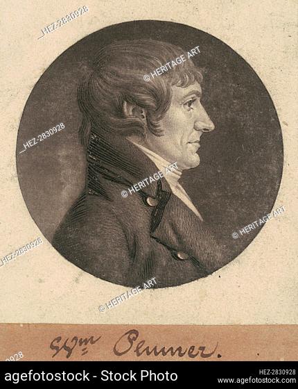 William Plumer, 1806. Creator: Charles Balthazar Julien Févret de Saint-Mémin