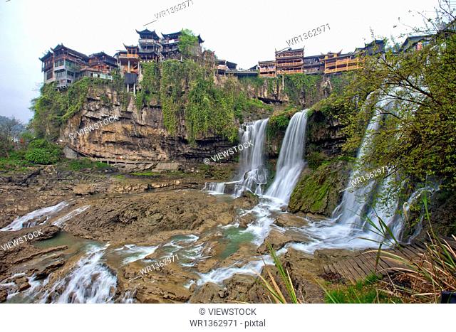 Hibiscus Town , Hunan Province Falls