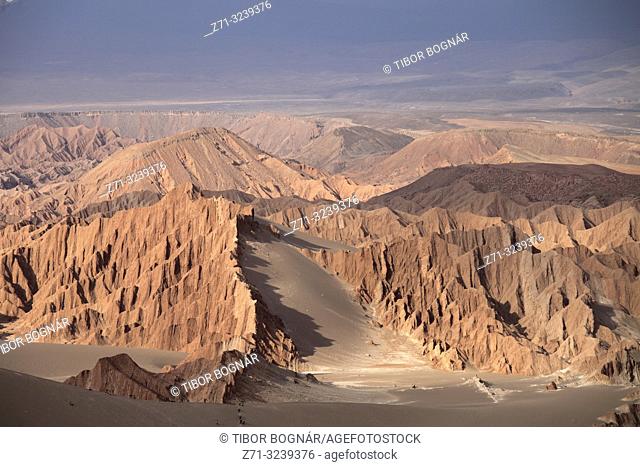 Chile, Antofagasta Region, Atacama Desert, Valle de Marte; Valle de la Muerte,