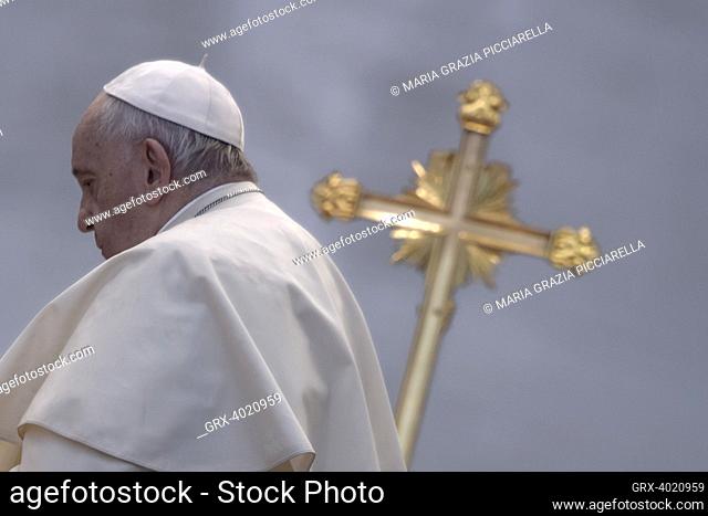 Vatican City, Vatican, 04 September 2022. Pope Francis leads a mass for the beatification of Pope John Paul I in Saint Peter's Square