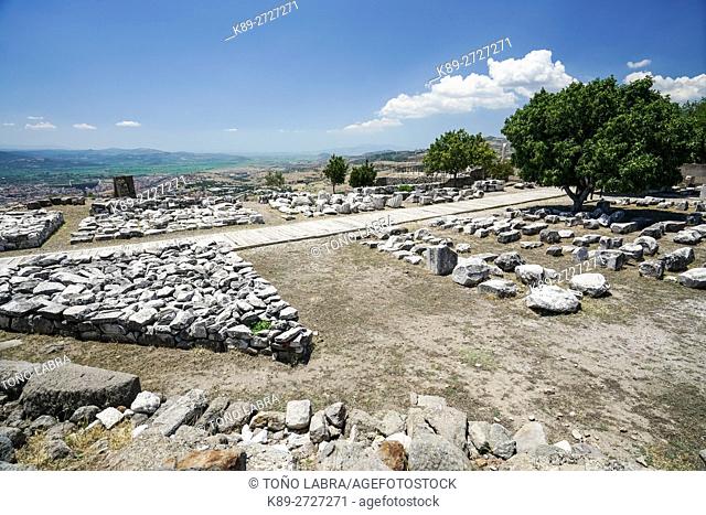 Pergamon Remains Storage. Ancient Greece. Asia Minor. Turkey