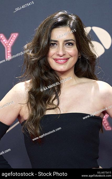 Aurora Carbonell attends ‘Cristo y Rey’ Premiere at Callao Cinema on January 12, 2023 in Madrid, Spain
