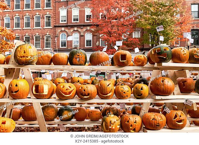 Pumpkin festival, Keene, Cheshire County, New Hampshire, USA