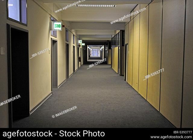 Office corridor, Tempelhof Airport, Berlin, Germany, Central Airport, Corridor, Europe