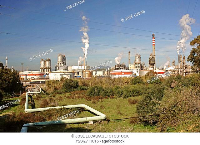 Gibraltar-San Roque Refinery, San Roque, Cadiz province, Region of Andalusia, Spain, Europe