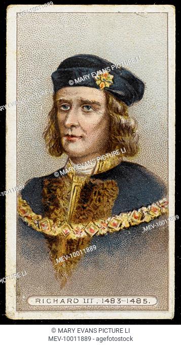 KING RICHARD III OF ENGLAND (1452 - 1485) Ruled 1483 - 1485