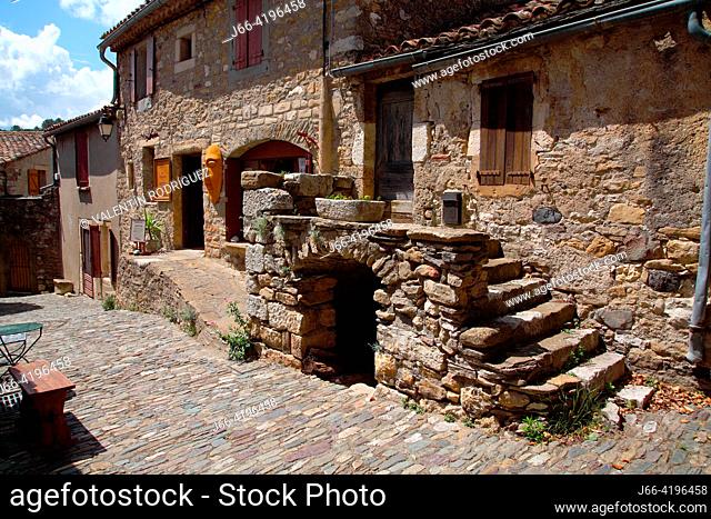 Medieval village Minerve. France