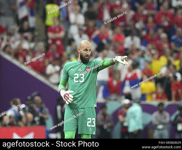 11/24/2022, Khalifa International Stadium, Doha, QAT, World Cup FIFA 2022, Group G, Brazil vs Serbia, in the picture Serbia's goalkeeper Vanja Milinkovic-Savic