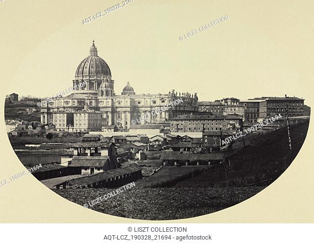 St. Peter's, 1858. Robert Macpherson (British, 1811-1872). Albumen print from wet collodion negative; image: 26.8 x 37.9 cm (10 9/16 x 14 15/16 in