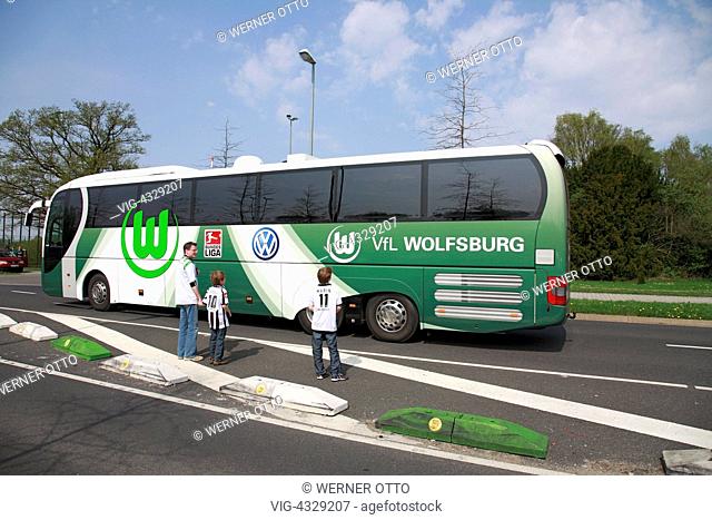 D-Moenchengladbach, Niers, Lower Rhine, North Rhine-Westphalia, sports, football, Bundesliga, 2008/2009, Borussia Moenchengladbach versus VfL Wolfsburg 1:2