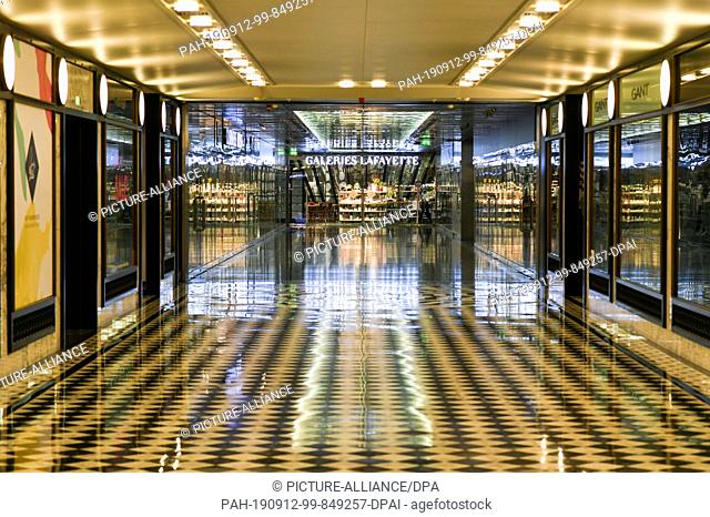 11 September 2019, Berlin: The underground entrance of Galeries Lafayette in Quartier 206. The ""Art and Fashion House"" Quartier 206 forms the centre of the...