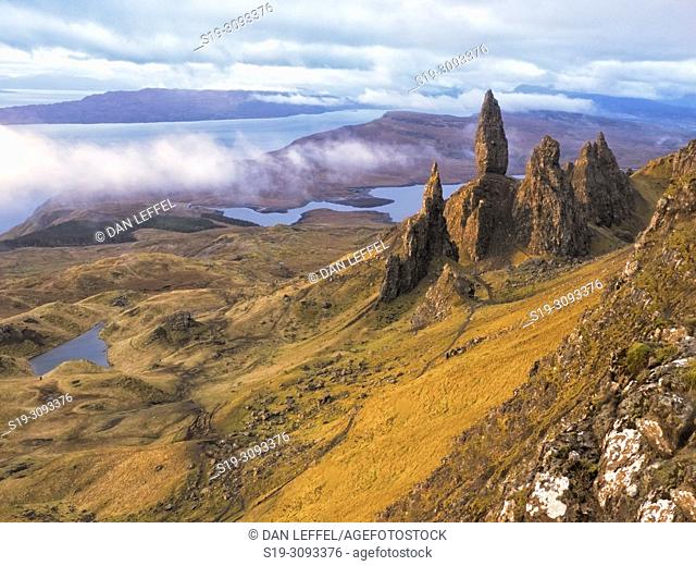 Scotland Isle of Skye Old Man of Storr Area