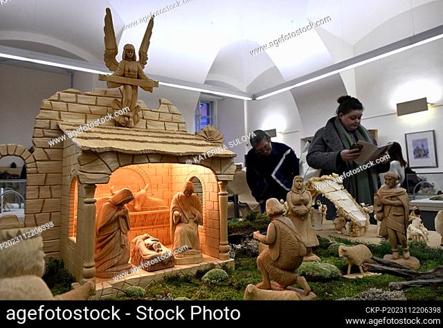 Jubilee exhibition of nativity scenes in Klementinum, which takes place only once every 100 years, in Prague, Czech Republic, November 22, 2023