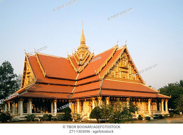 Laos, Vientiane, Wat That Foun buddhist temple