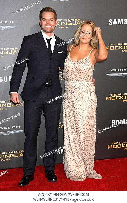 The Hunger Games Mockingjay Part 2 LA Premiere Featuring: Wes Chatham, Jenn Brown Where: Los Angeles, California, United States When: 17 Nov 2015 Credit: Nicky...