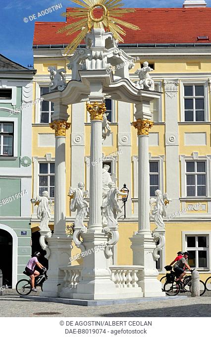 Monument to John Nepomuceno, 1715, Krems an der Donau, Wachau Cultural Landscape (UNESCO World Heritage Site, 2000), Austria, 18th century