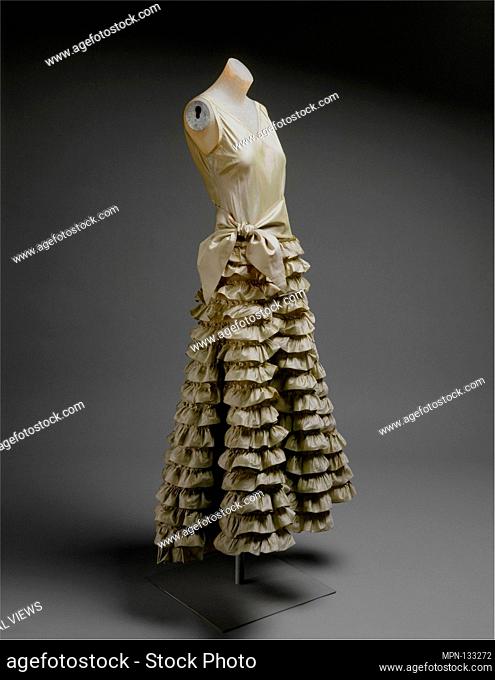 Evening dress. Design House: House of Lanvin (French, founded 1889); Designer: Jeanne Lanvin (French, 1867-1946); Date: ca