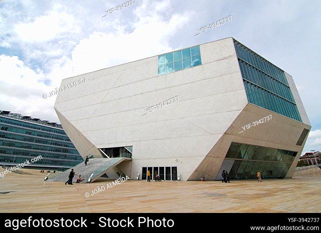 The iconic Casa da Musica concert hall in Porto