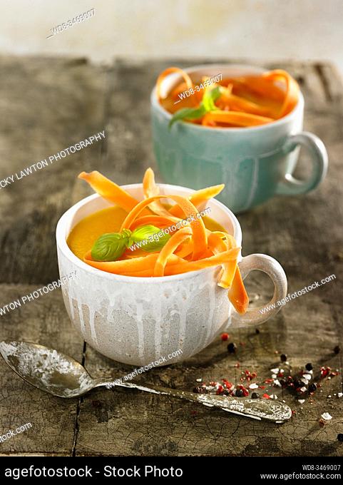Crema de zanahorias y calabaza / Cream of carrots and pumpkin