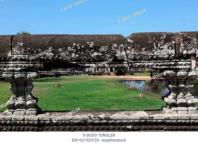 Ballustrade Damm Angkor Wat