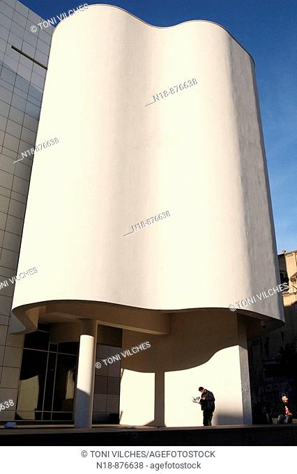 MACBA Museum of Contemporary Art of Barcelona, Barcelona. Catalonia, Spain