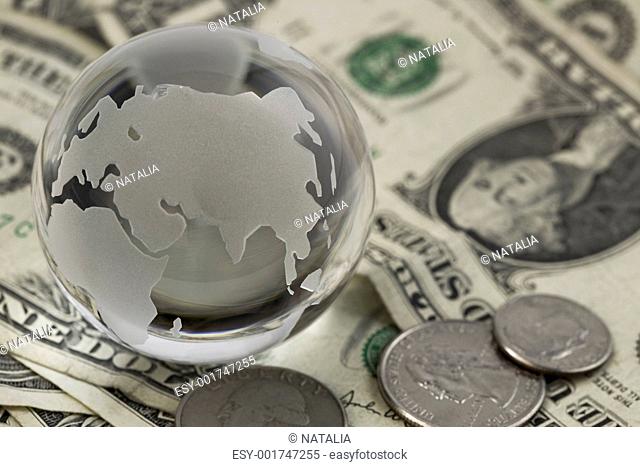 Global finances concept