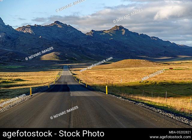 Road 42 on Kleifarvatn Lake, Iceland