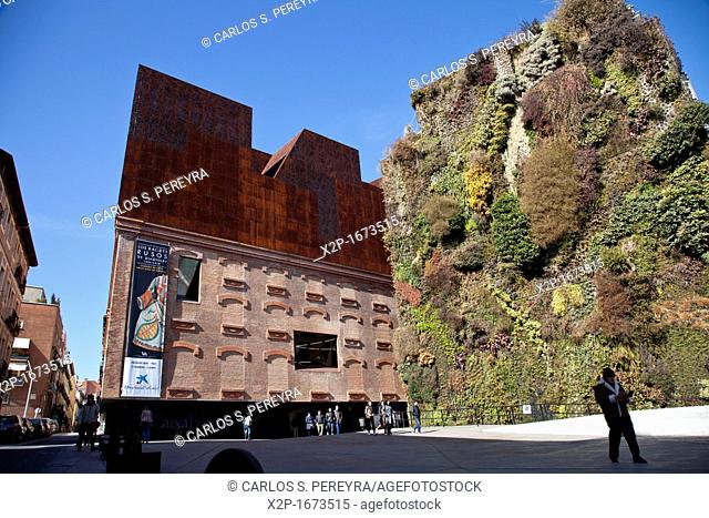 Caixa Forum Madrid contemporary art museum, Madrid, Spain, Europe
