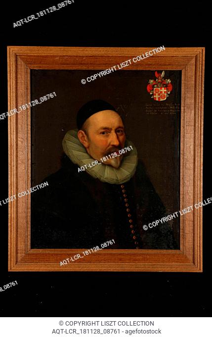 Rotterdamse portrettist, Portrait of Willem Jansz. From Melissant, portrait painting visual material linen oil painting canvas: h 70, 0 59