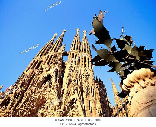 Spain, Catalunya, Barcelona, Gaudi, Sagrada Familia
